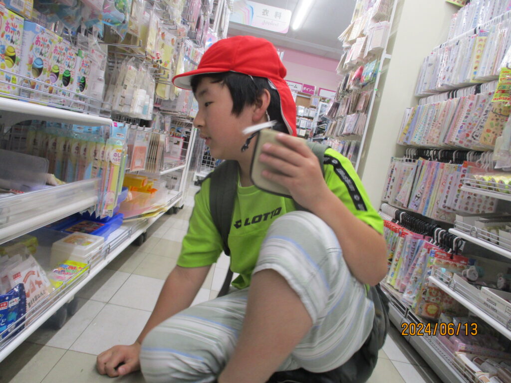ダイソーで好きなものを選びました